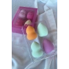 Pembe Renk 4´lü Makyaj Süngeri