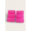 Pembe Renk 6lı Küçük Boy Bigudi Set