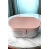 Pembe Renk Ayna Detaylı Takı Organizeri