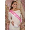 Pembe Renk Baby Shower Yazılı Kuşak Kurdelesi