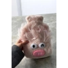Pembe Renk Canavar Figürlü Peluş Sıcak Su Torbası