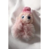 Pembe Renk Canavar Figürlü Peluş Simit Toka