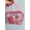 Pembe Renk Çantalı Çocuk Toka Set