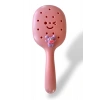 Pembe Renk Charm Takılabilen Saç Tarama Fırçası/ Tarak
