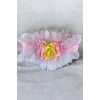 Pembe Renk Çiçek Figürlü Çocuk/ Bebek Saç Bandı