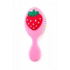 Pembe  Renk Çilek Figürlü Çocuk Saç Tarama Fırçası/Tarak
