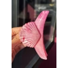 Pembe Renk Deniz Kabuğu Figürlü Kemik Mandal Toka