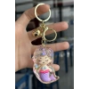 Pembe Renk Deniz Kızı Figürlü Anahtarlık