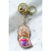 Pembe Renk Deniz Kızı Figürlü Anahtarlık