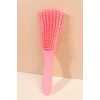 Pembe Renk Dolaşık Açıcı Masaj Etkili Elektriklenmeyi Önleyen Saç Fırçası/ Tarak