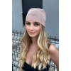 Pembe Renk Fileli Fular