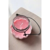 Pembe Renk Gül Kokulu Mum
