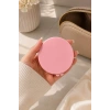 Pembe Renk Işıklı Makyaj Aynası/ Cep Ayna