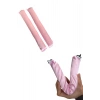 Pembe Renk Isısız Saç Şekillendirici Saten Saç Sosisi