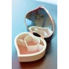 Pembe Renk Kalp Figürlü Aynalı Takı Organizeri