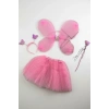 Pembe Renk Kanat /Asa /Taç /Etek Set