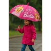 Pembe Renk Karışık Figürlü Kılıflı Çocuk Şemsiye