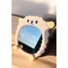 Pembe Renk Koyun Figürlü Masa Aynası
