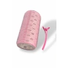 Pembe Renk Pens Ve Cırtlı/ Yapışkanlı Saç Bigudisi /Orta Boy