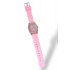 Pembe Renk Silikon Kordonlu Kadın Saat