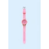 Pembe Renk Silikon Kordonlu Kadın Saat