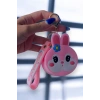 Pembe Renk Tavşan Figürlü Anahtarlık/ Cüzdan