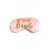 Pembe Renk Team Bride Yazılı Saten Uyku Bandı