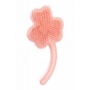 Pembe Renk Yonca Figürlü Saç Tarama Fırçası/Tarak