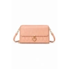 Pudra Renk Deri Kadın Çanta/Cüzdan