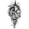 Pusula Mini Geçici Dövme Tattoo