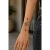 Pusula Ve Ok Mini Geçici Dövme Tattoo