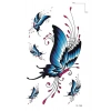 Renkli Kelebek Mini Geçici Dövme Tattoo