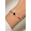 Rose Gold Renk Çelik Kelepçe Bileklik