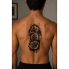Saat ve Gül Geçici Dövme Tattoo