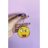 Sarı Renk Emoji Figürlü Anahtarlık