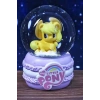 Sarı Renk Unicorn Figürlü Küçük Boy Işıklı Kar Küresi