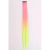 Sarı Ve Pembe Renk Simli Yan Postiş (50cm)