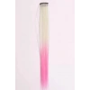 Sarı Ve Pembe Renk Simli Yan Postiş (50cm)
