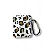 Şeffaf Renk Leopar Figürlü Airpods 2 Kılıf