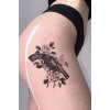 Silah ve Gül Geçici Dövme Tattoo