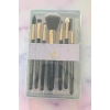 Siyah Renk 7li Makyaj Fırçası Set