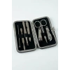 Siyah Renk 7 Parça Manikür/ Pedikür Kutulu Törpü Set