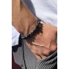 Siyah Renk Boncuk Figürlü Erkek Bileklik