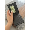 Siyah Renk Deri Erkek Kartlık/Cüzdan