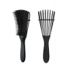 Siyah Renk Dolaşık Açıcı Masaj Etkili Elektriklenmeyi Önleyen Saç Fırçası/ Tarak