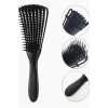 Siyah Renk Dolaşık Açıcı Masaj Etkili Elektriklenmeyi Önleyen Saç Fırçası/ Tarak