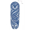 Tribal Figürlü 12 Saat Sonra Kararan Geçici Kol Dövme Tattoo