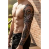 Tribal Figürlü 12 Saat Sonra Kararan Geçici Kol Dövme Tattoo
