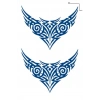 Tribal Figürlü 12 Saat Sonra Kararan Geçici Mini Dövme Tattoo