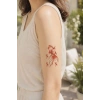 Turuncu Balık Mini Geçici Dövme Tattoo